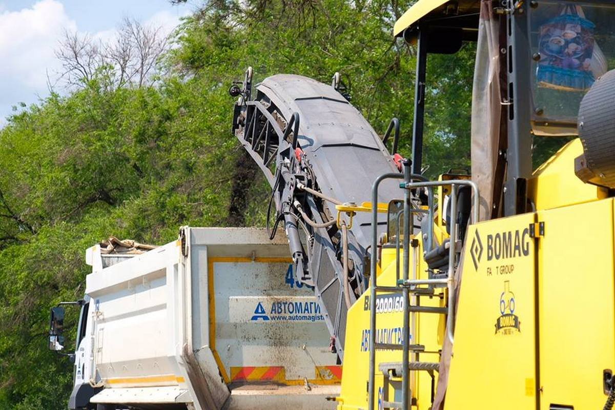 Дорогу начали ремонтировать в 2017 году