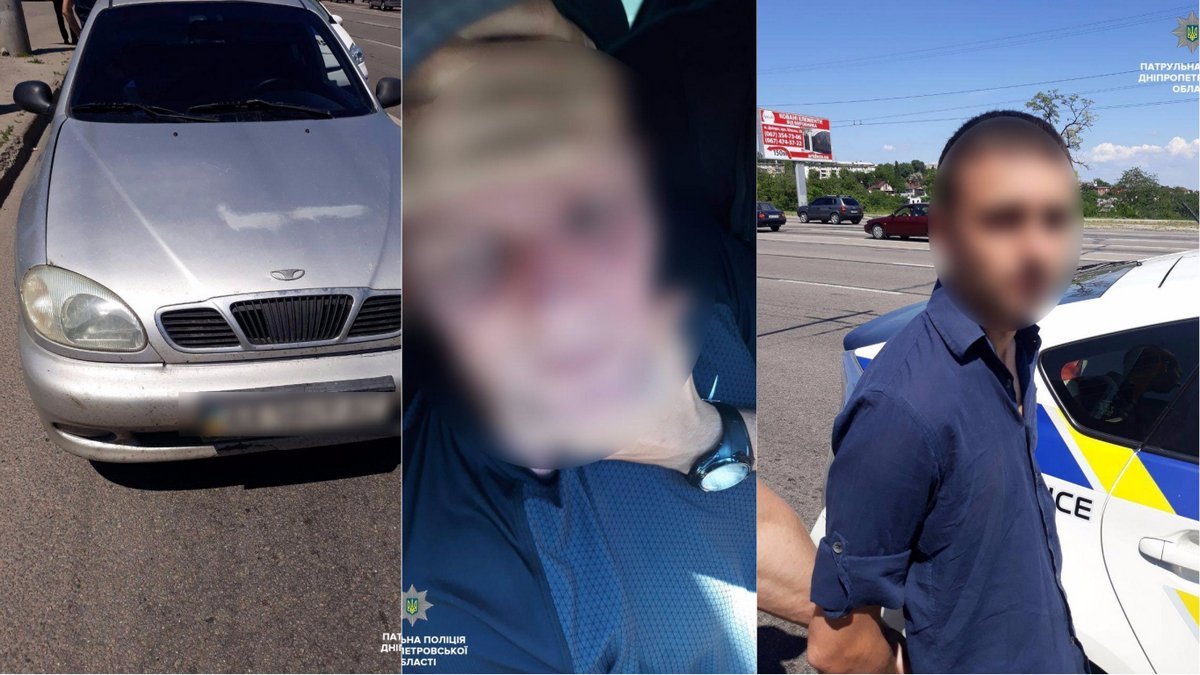 Водитель и пассажир автомобиля подозреваются в похищении транспортных средств бизнес-класса в Днепре