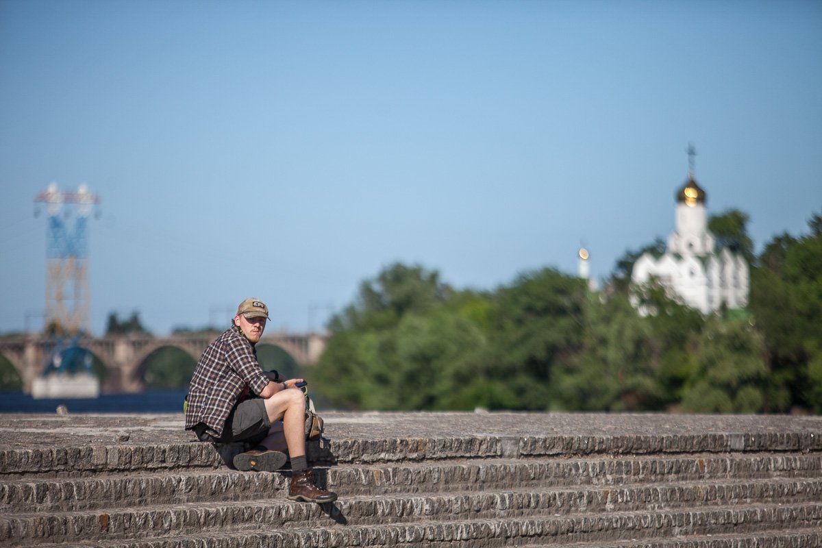 Не забоялся и покорил Фестивальный причал