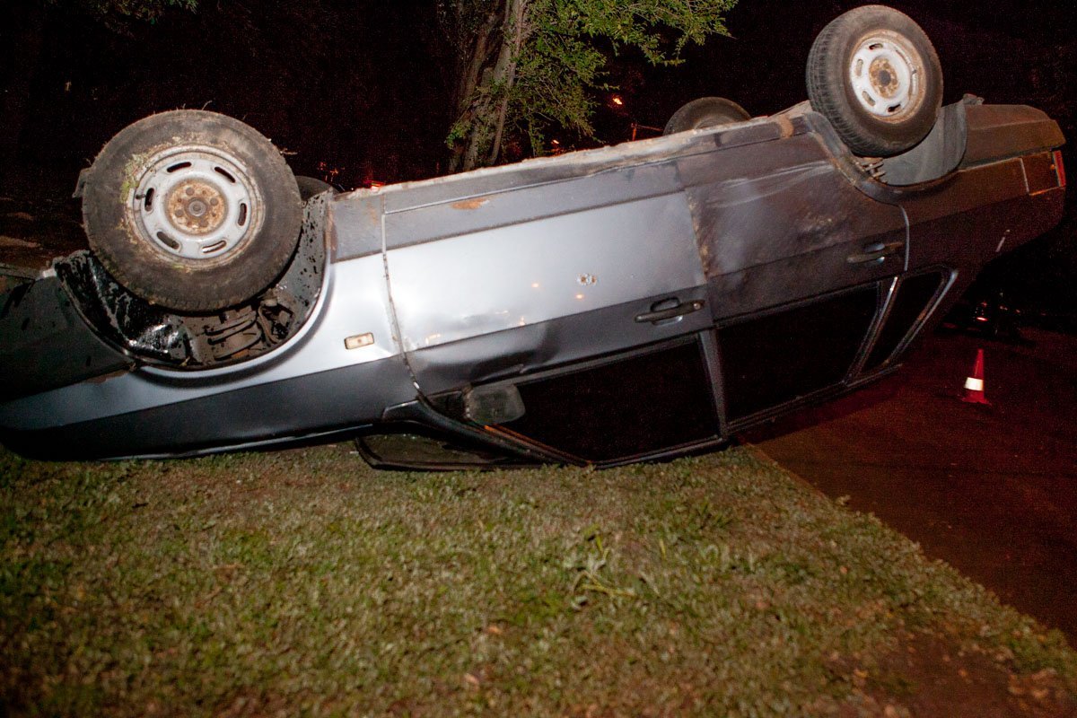 В аварии пострадал один человек В аварии пострадал один человек