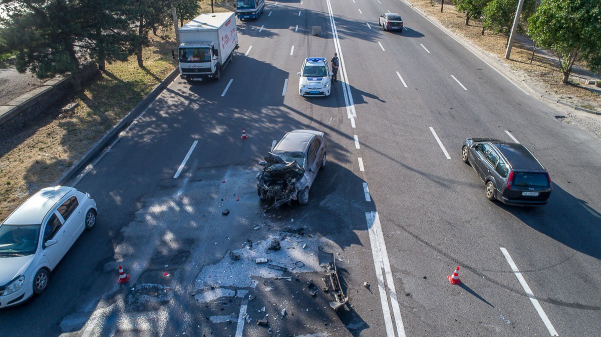 Авария случила на улице Маршала Малиновского