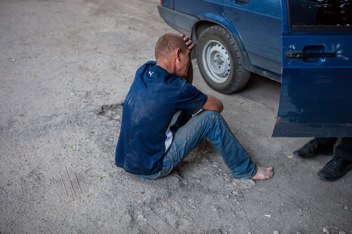 Сожитель погибшей женщины 