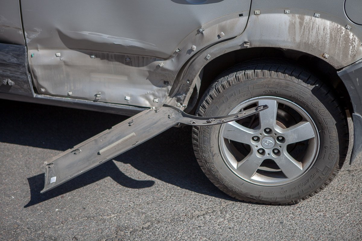 На месте происшествия работает патрульная полиция