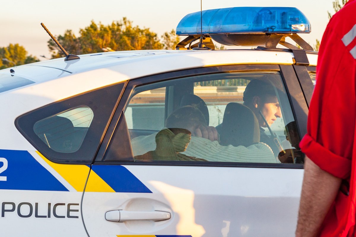 Спасенного мужчину увезли патрульные