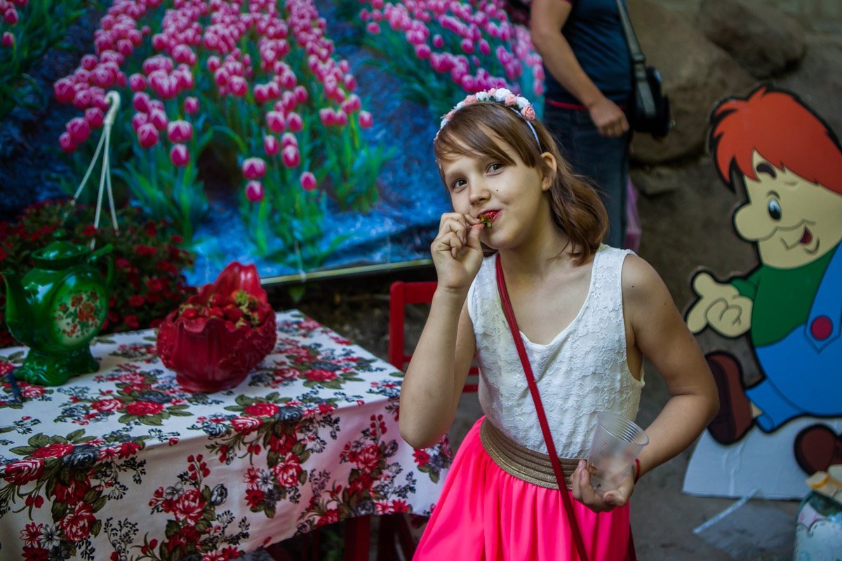 Для самых маленьких принцесс приготовили конкурс «Мини-клубничек»