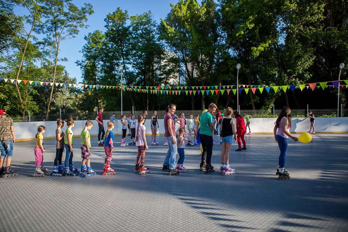 Аниматоры были даже на роллердроме Аниматоры были даже на роллердроме
