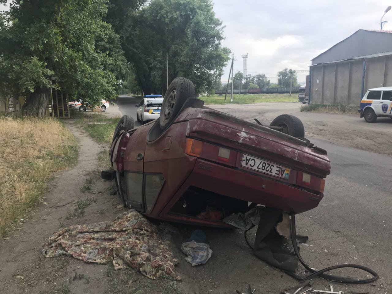 Автомобиль серьезно поврежден Автомобиль серьезно поврежден