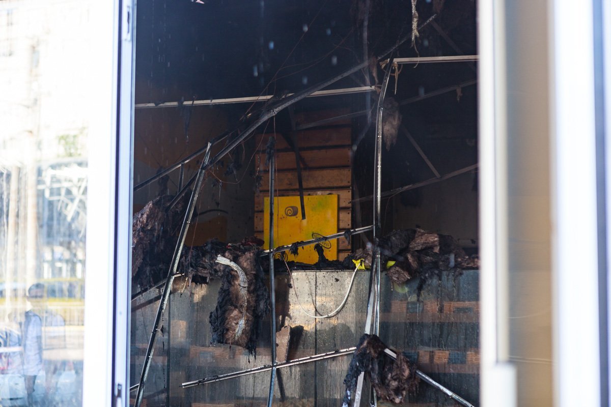 Общая площадь пожара составила приблизительно 50 квадратных метров