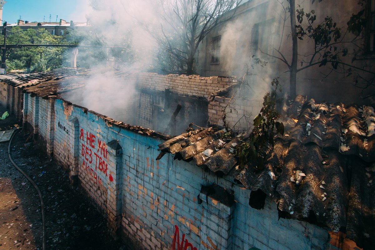 В результате пожара никто не пострадал