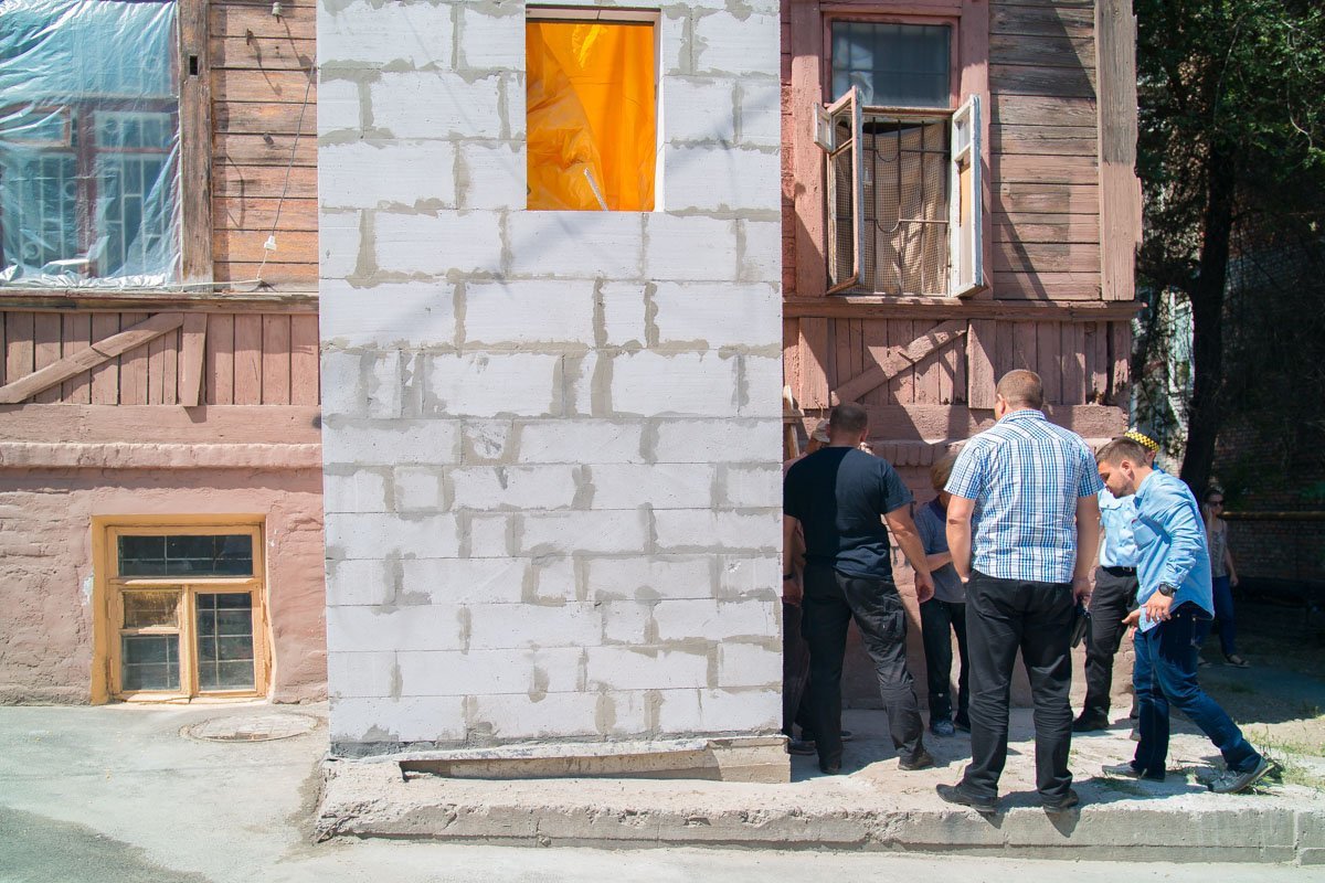 Так выглядела пристройка до сноса Так выглядела пристройка до сноса