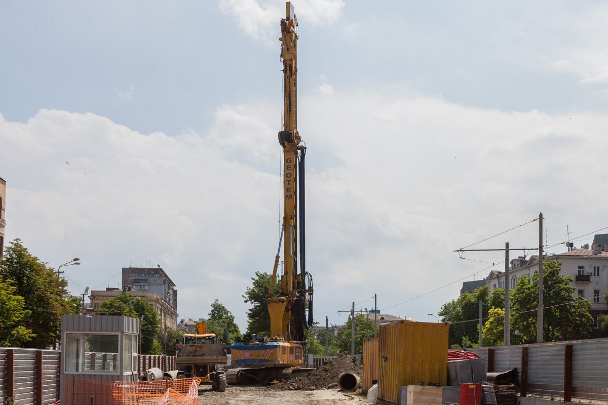 Начало строительства технологического ствола № 11 Начало строительства технологического ствола № 11