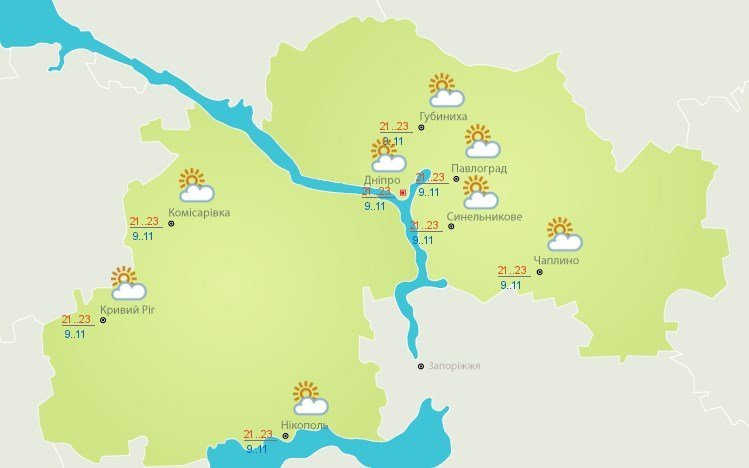 Осадков в этот день не предвидится