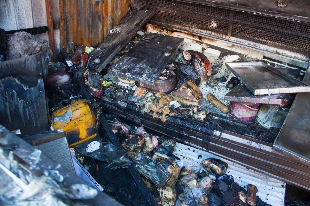 Сгорела продукция и оборудование