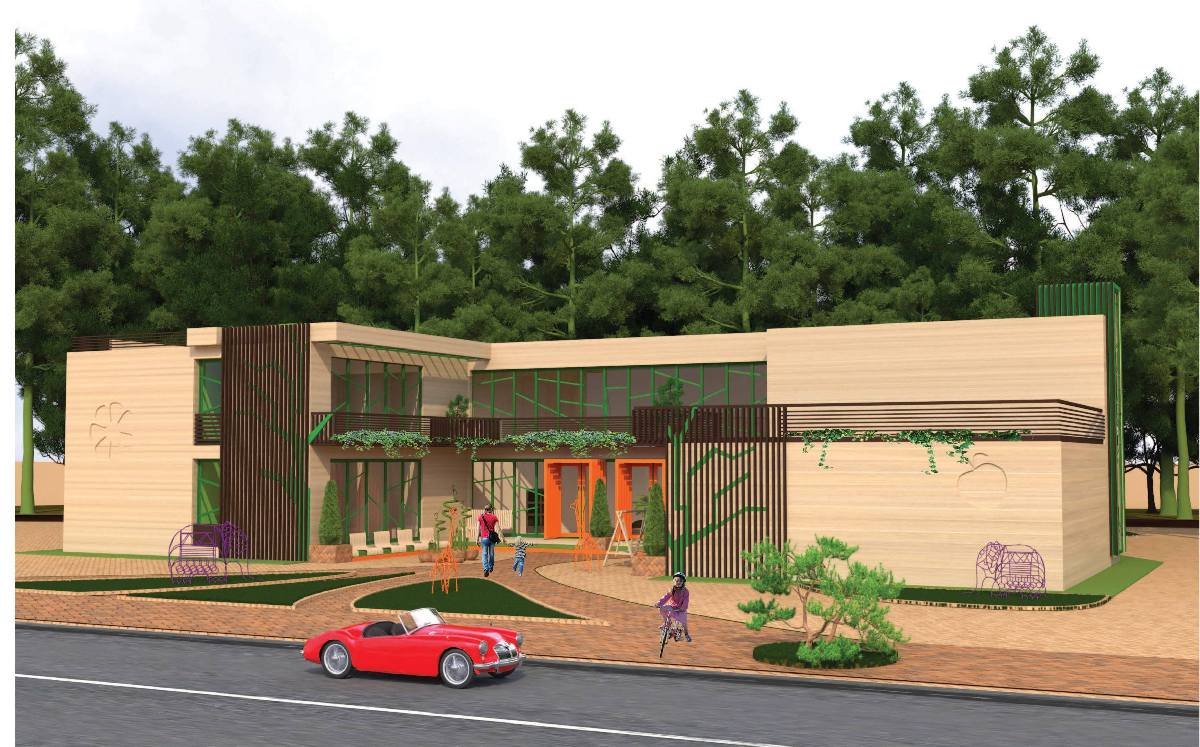 На фото видно, каким будет садик