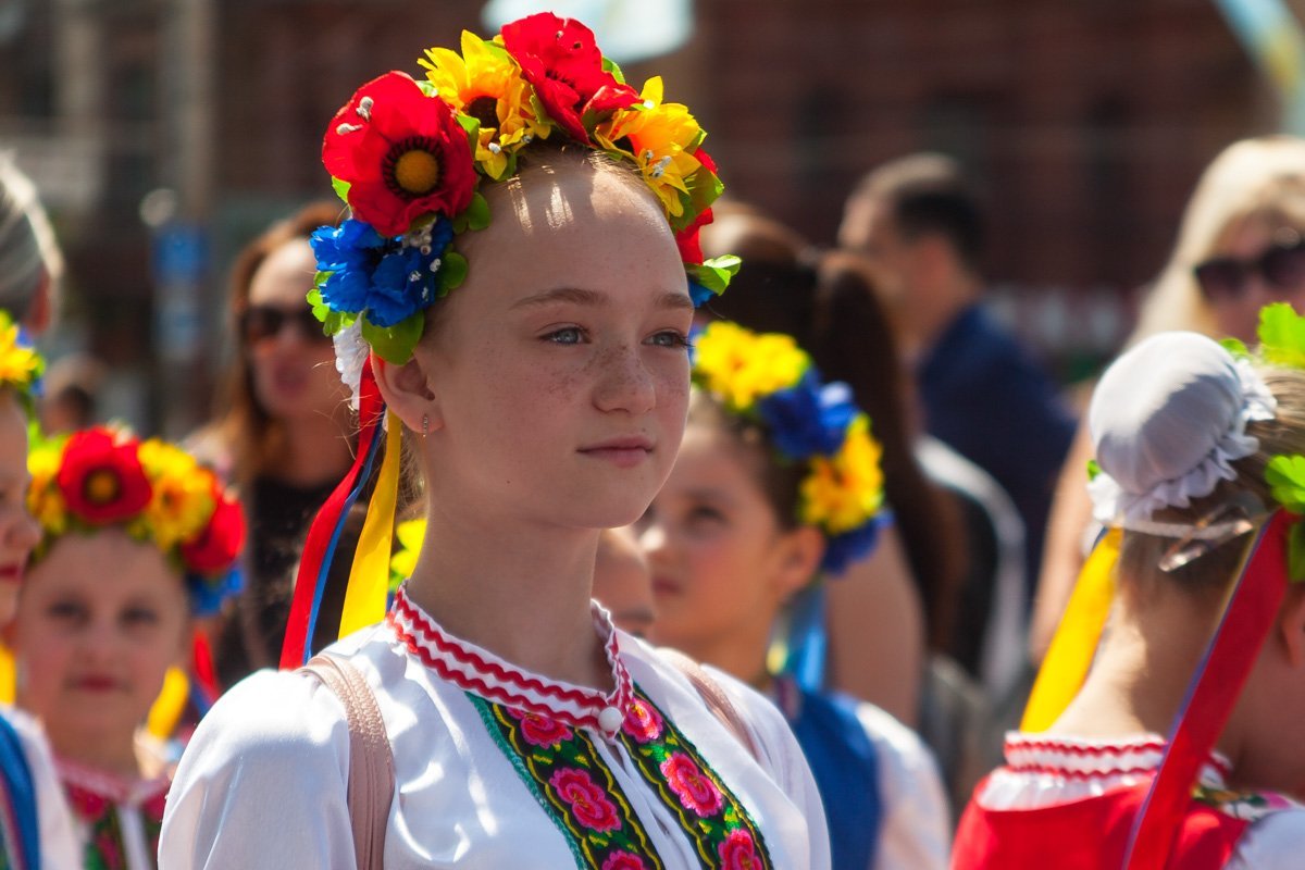 В марше участвовали не только взрослые, а и маленькие жители Днепра В марше участвовали не только взрослые, а и маленькие жители Днепра
