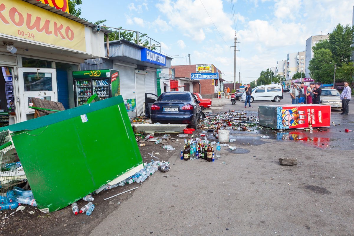 ДТП в Слобожанском на улице Сухомлинского ДТП в Слобожанском на улице Сухомлинского