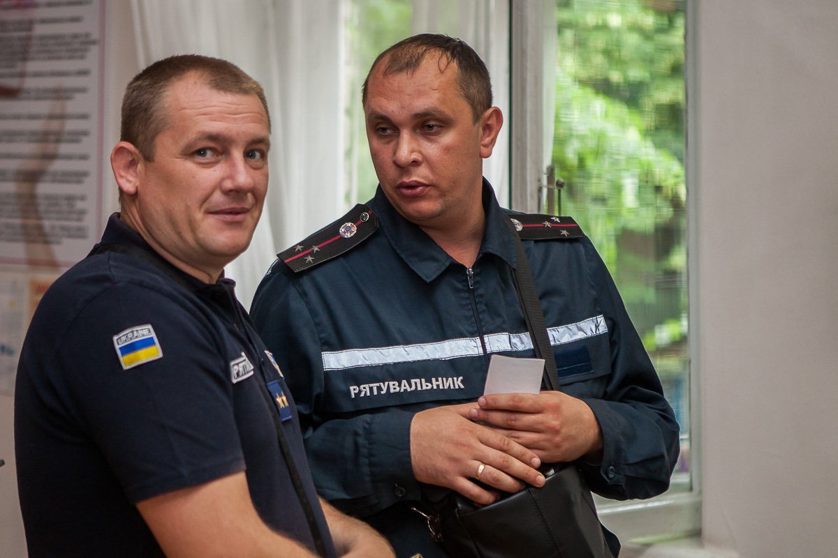 Спасатели также присоединились к акции Спасатели также присоединились к акции