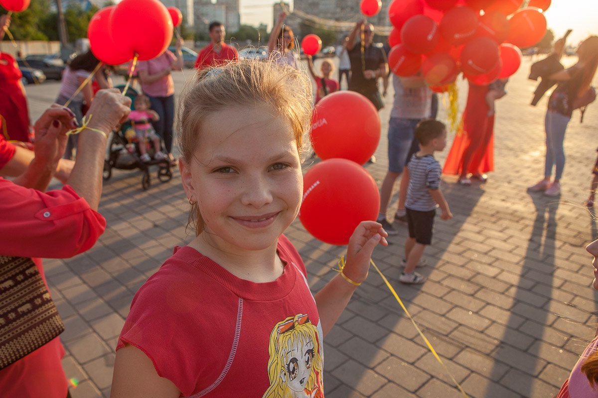 На Фестивальном причале подготовили необычный флешмоб