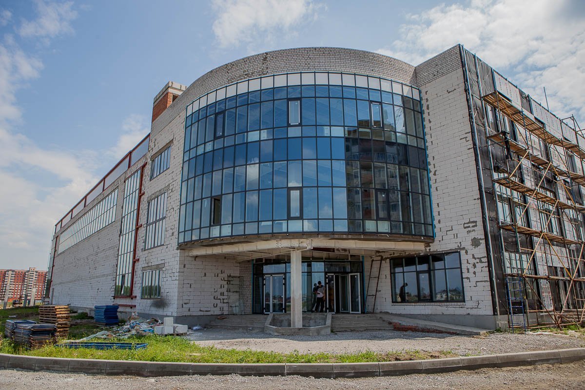 Этот спортзал станет самым большим в области Этот спортзал станет самым большим в области