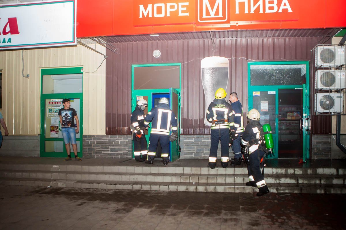 В результате пожара произошло задымлении в Море пива