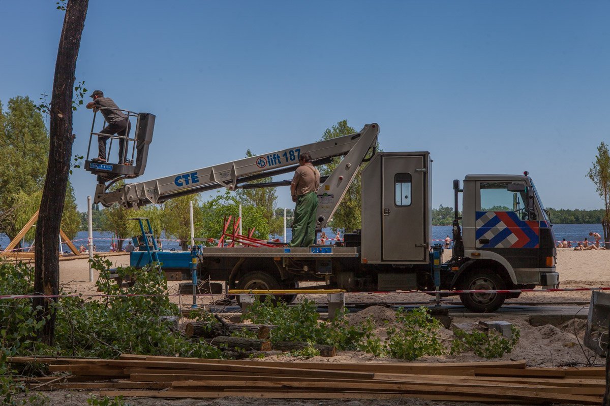 На пляже хотят убрать максимум тополей На пляже хотят убрать максимум тополей