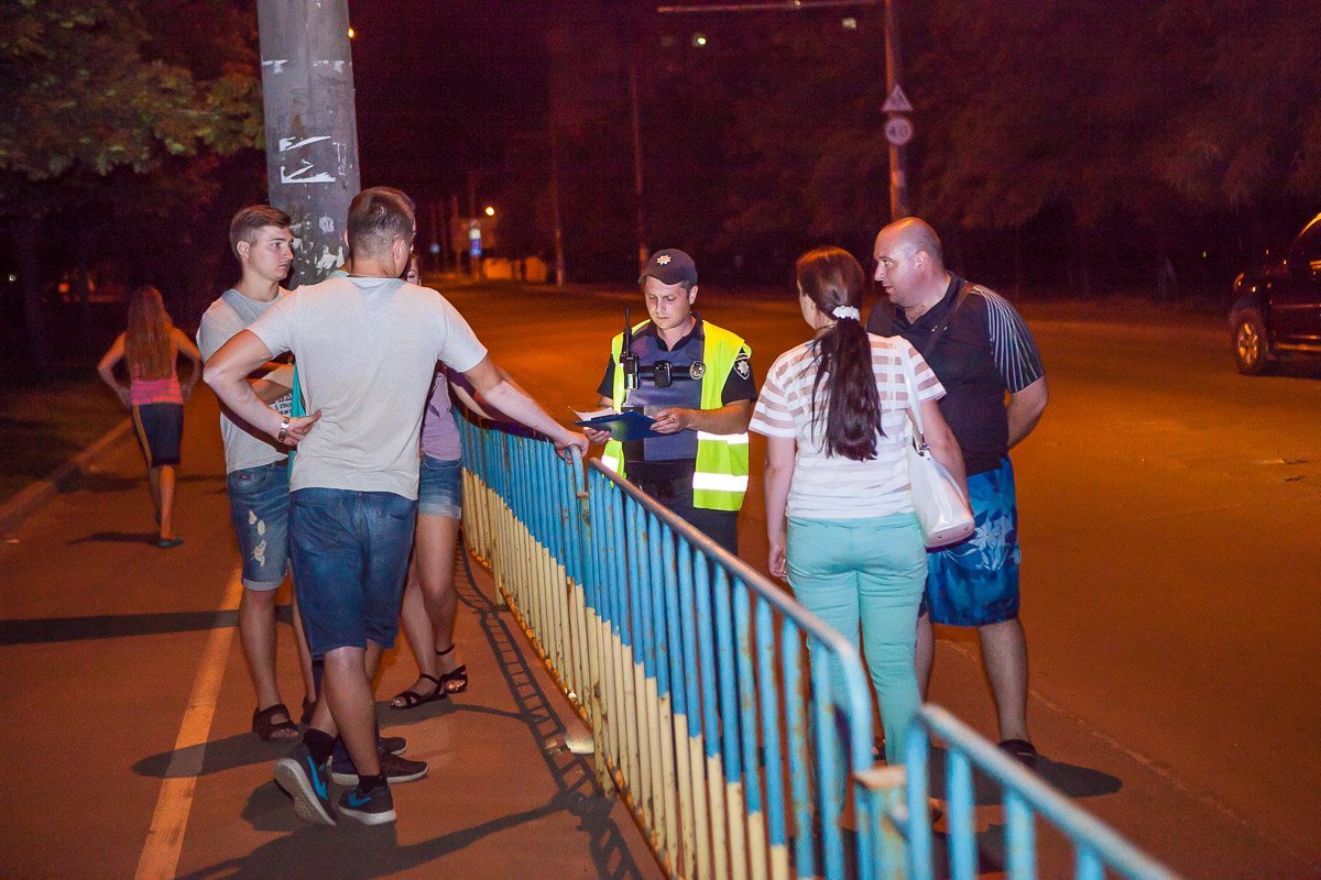 На месте работал экипаж Патрульной полиции На месте работал экипаж Патрульной полиции