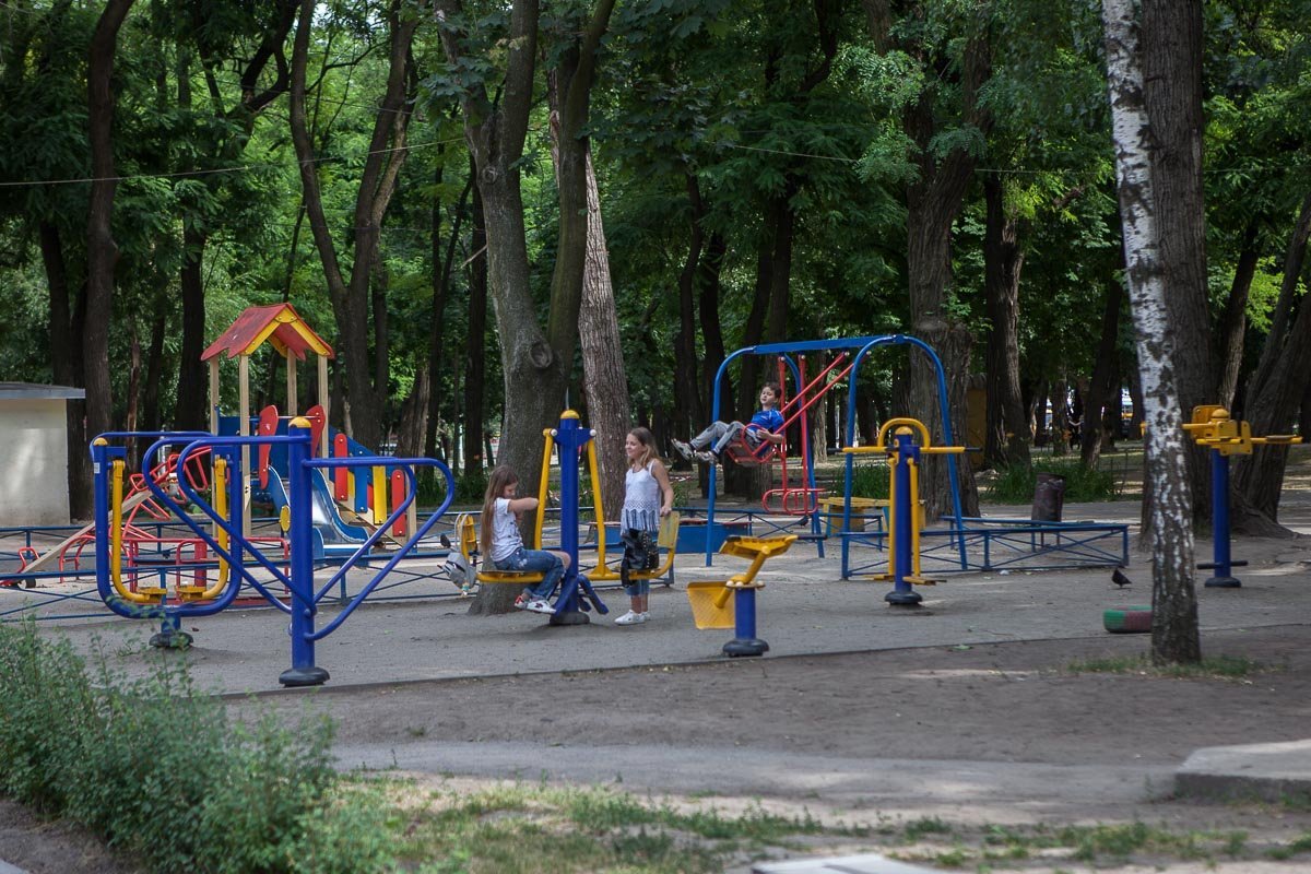 Аттракционы здесь самые простые