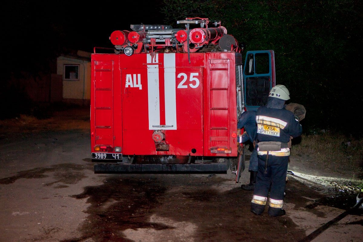 Спасатели оперативно приехали и потушили пожар