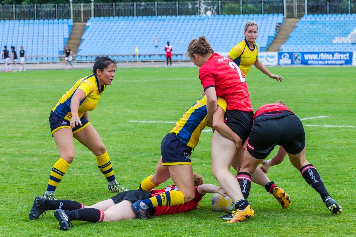 Девушки активно боролись за первенство