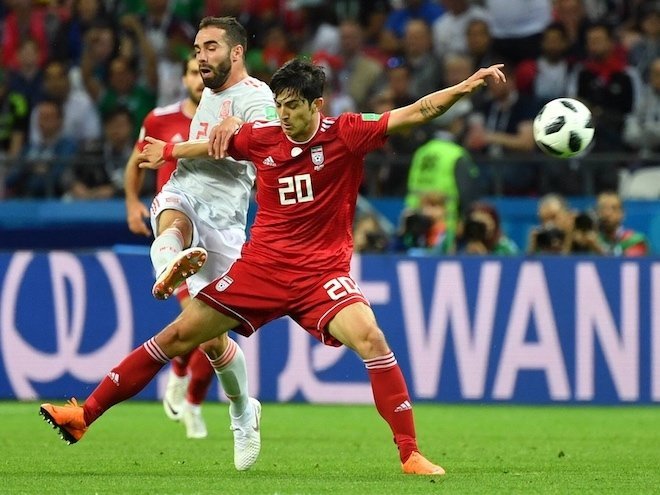 Сборная Ирана показала образцовую игру с испанцами 1