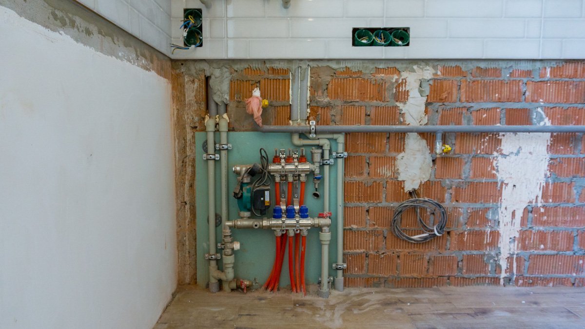 Разводка к газовому котлу