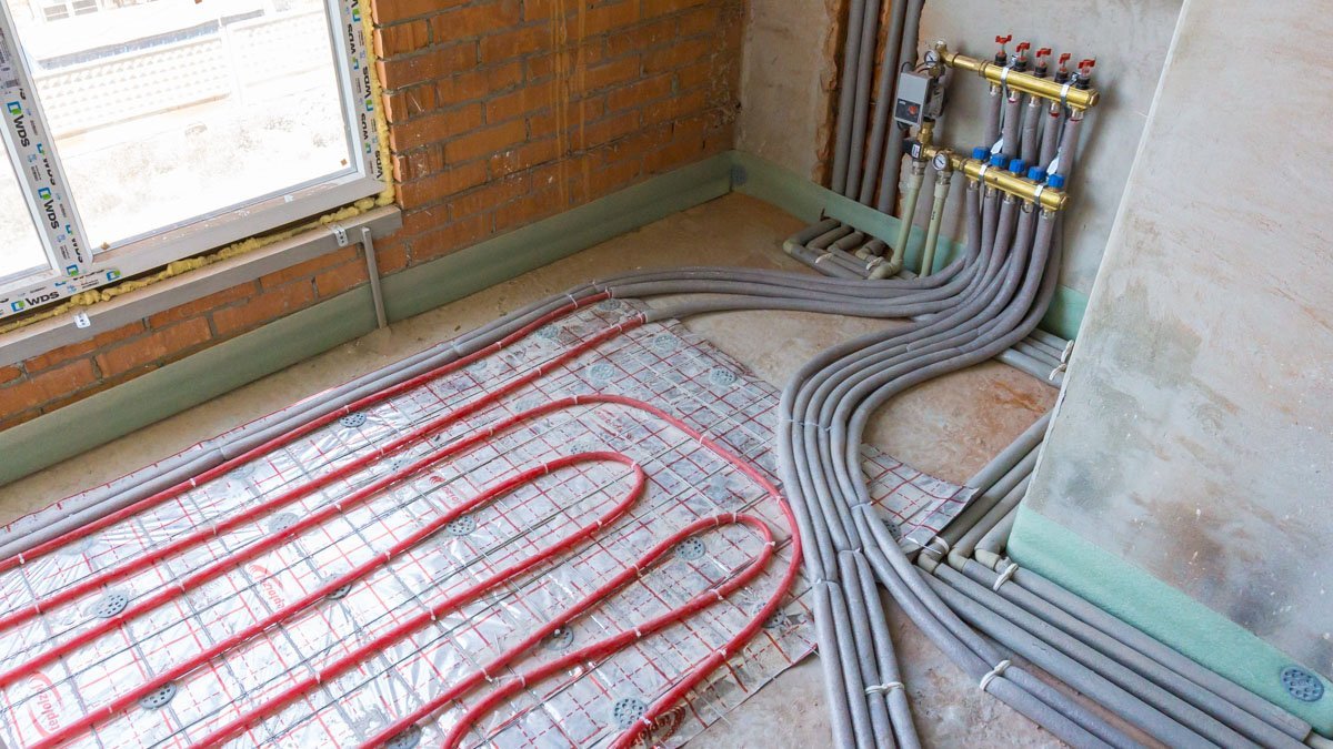 Разводка под теплый пол