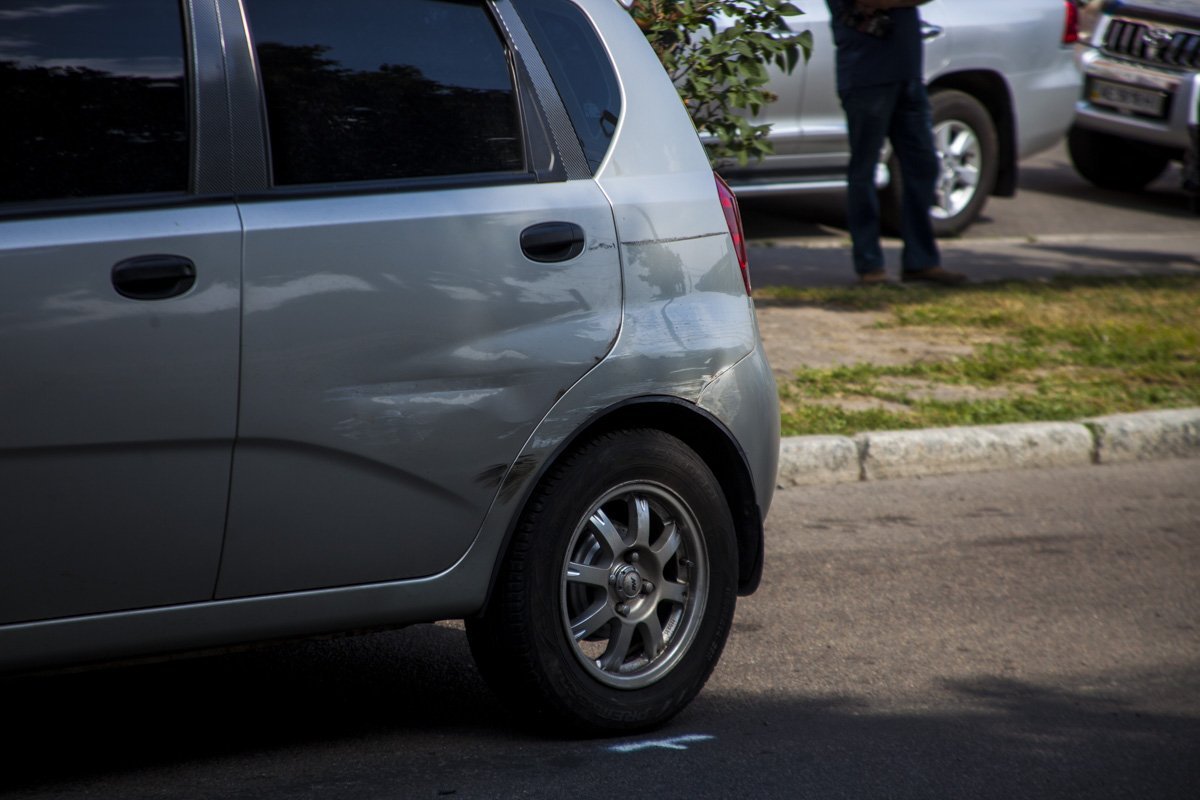 Повреждения у Chevrolet минимальные...