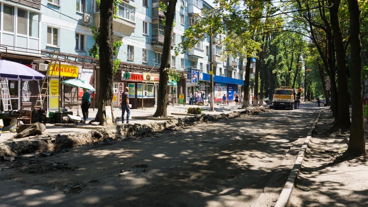 Ремонт дороги на улице Казакевича Ремонт дороги на улице Казакевича