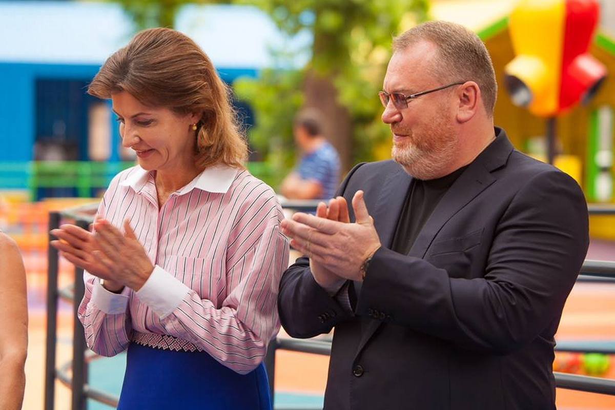 Марина Порошенко и Валентин Резниченко