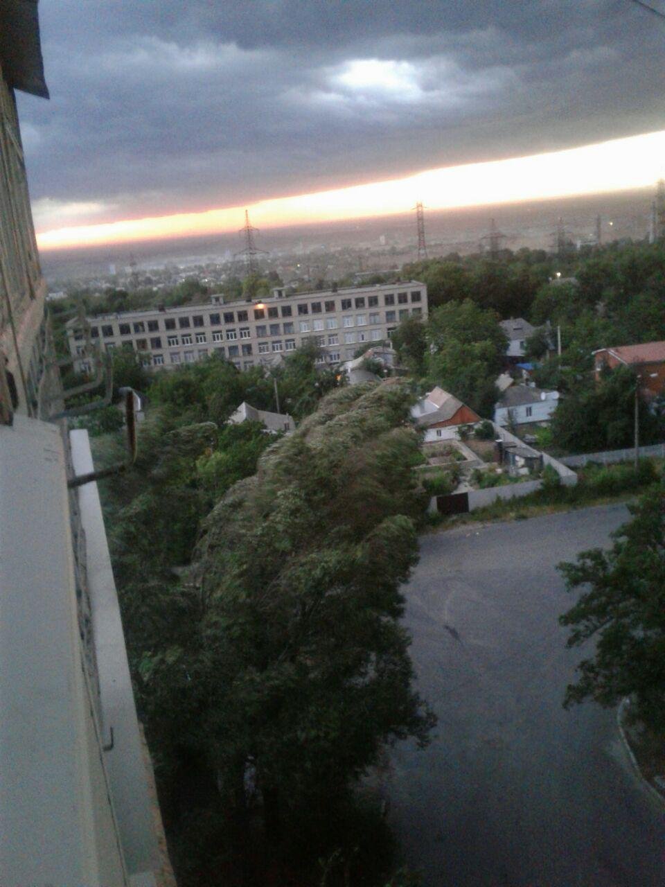 Сильные порывы ветра гнут даже старые деревья Сильные порывы ветра гнут даже старые деревья