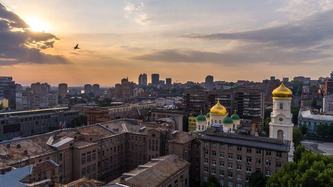 В небе над городом на Днепре. Фото: andriylisenko_dp В небе над городом на Днепре. Фото: andriylisenko_dp
