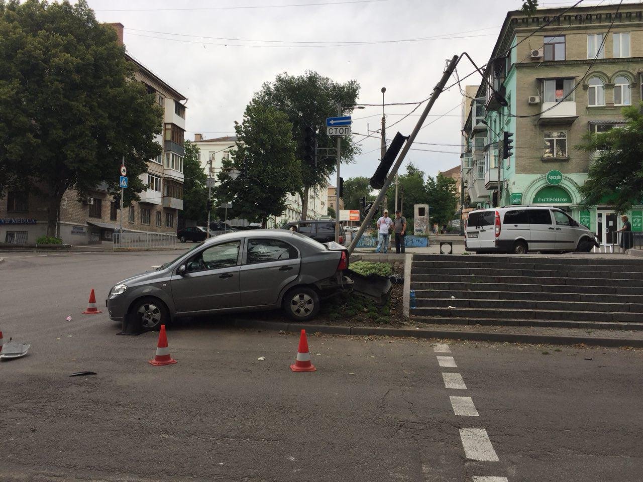Chevrolet двигался по улице Гоголя 