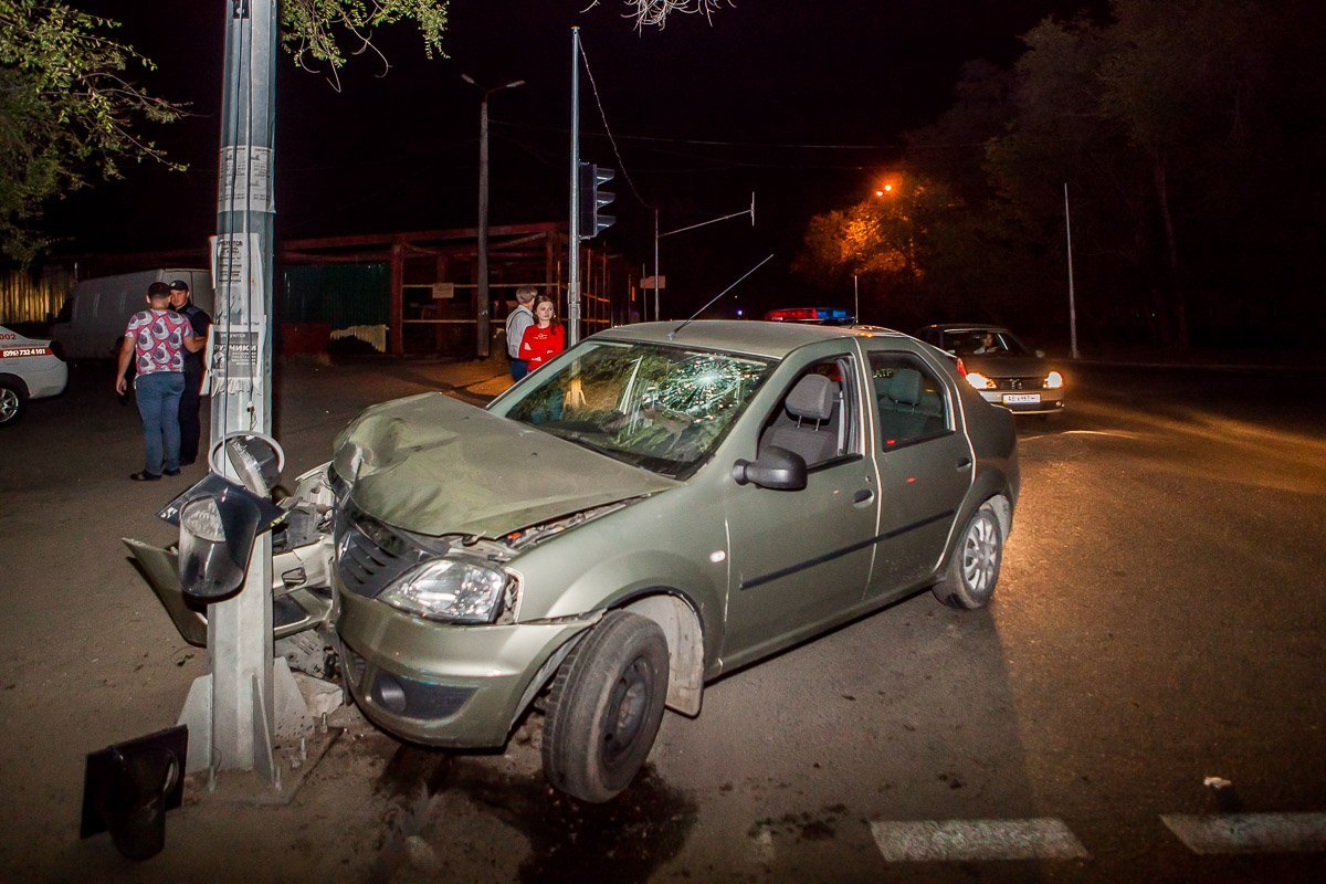 ДТП на пересечении улицы Байкальской и проспекта Петра Калнышевского