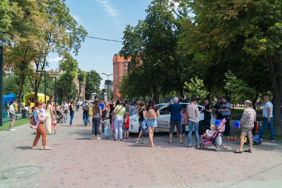 Полицейские были в центре внимания