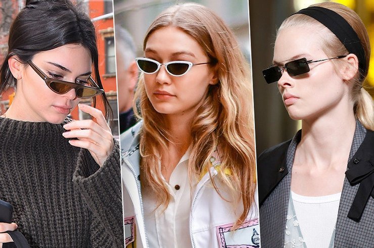 Интересным завершением образа послужат узкие солнцезащитные очки, родом из далеких 90-х Интересным завершением образа послужат узкие солнцезащитные очки, родом из далеких 90-х