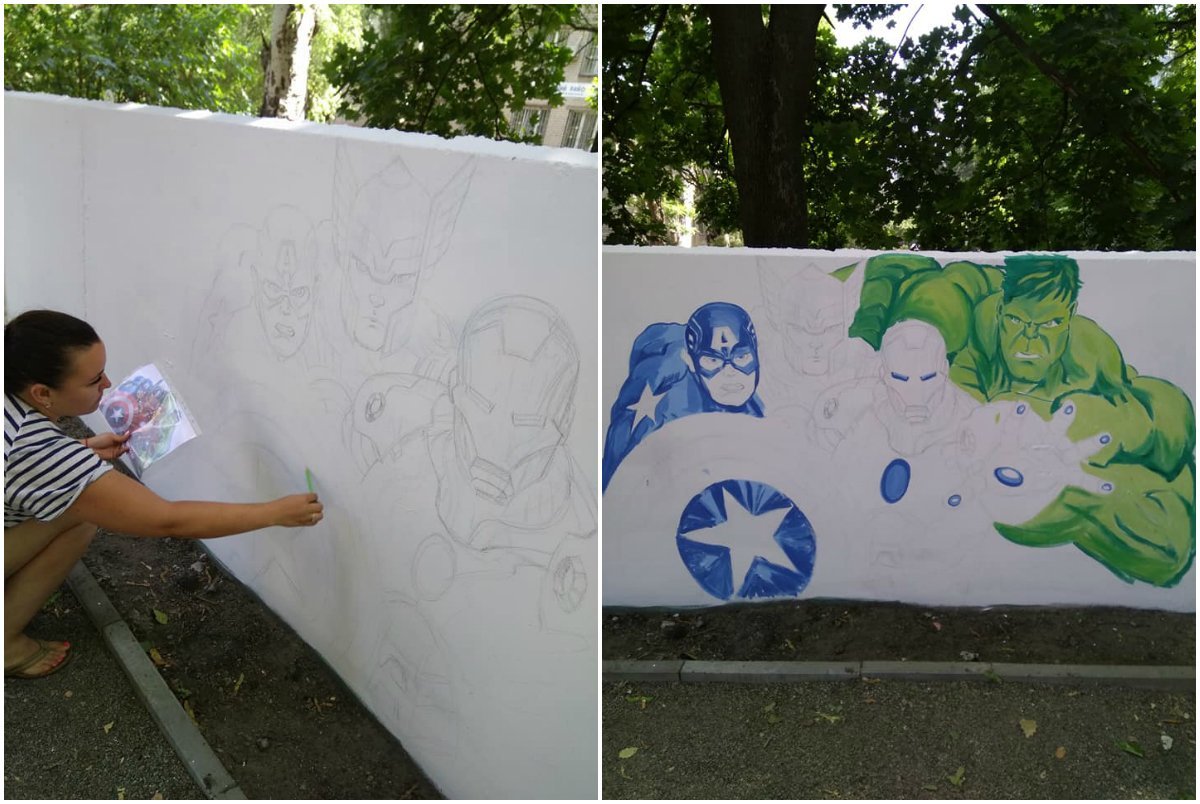 На улице Байкальской появилось необычное граффити На улице Байкальской появилось необычное граффити