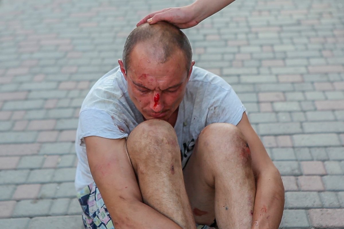 Муж потерпевшей был в состоянии алкогольного опьянения и не мог подняться самостоятельно