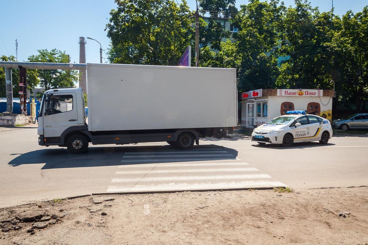 ДТП случилось на переходе через улицу Батумскую