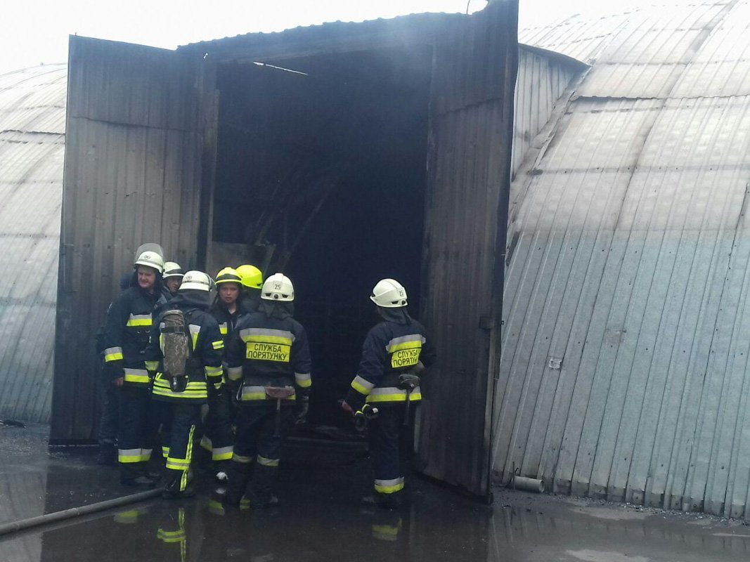 Пожар удалось потушить в течение часа