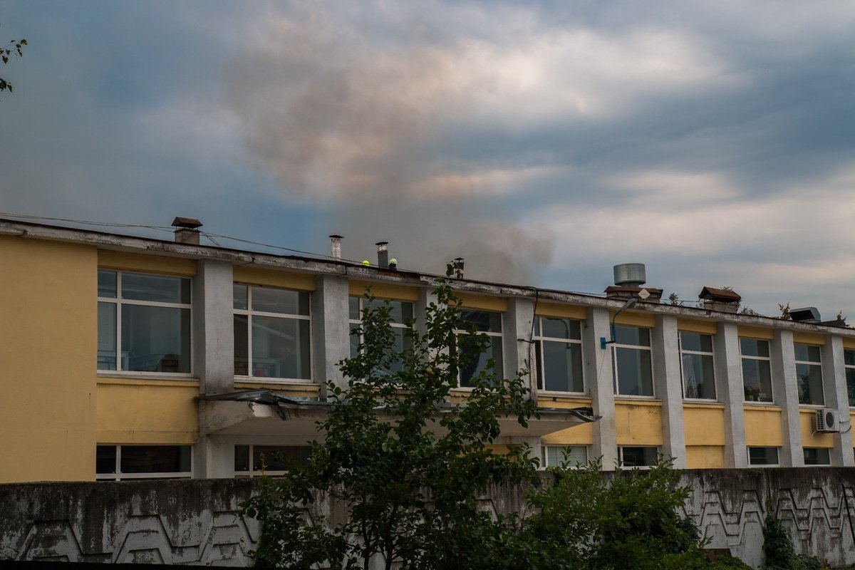 Пожар было видно издалека