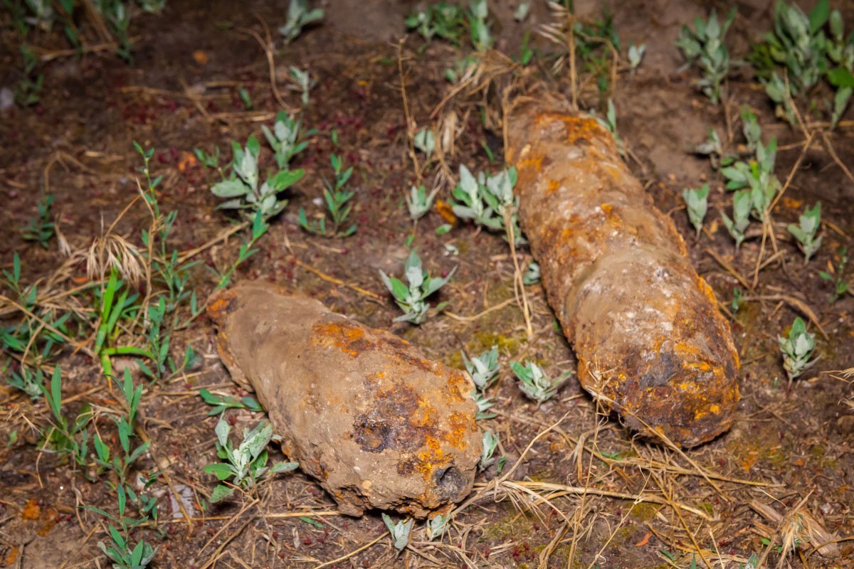 Снаряды оказались не опасными 