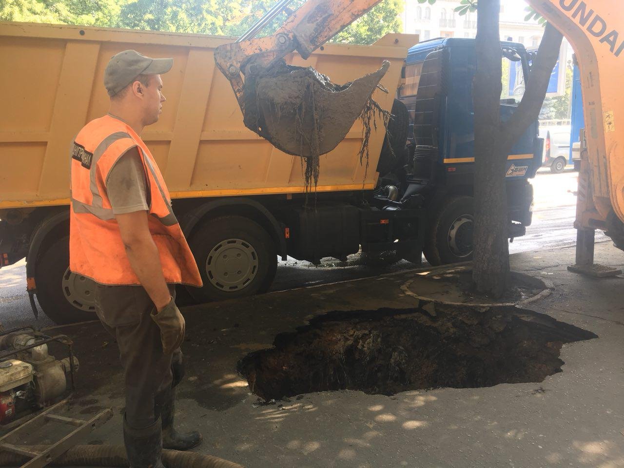 Некоторые дома остались без воды