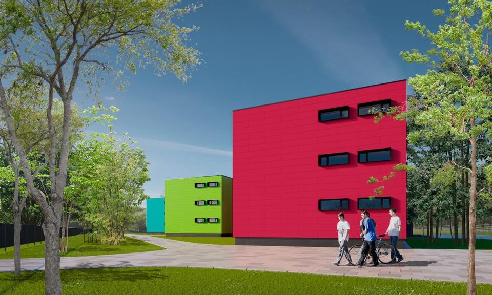 Дети будут учится в одной из самых ярких школ в стране