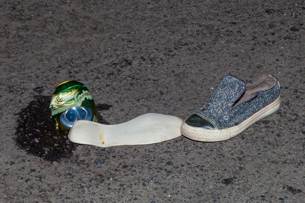 Авария произошла приблизительно в 23:00